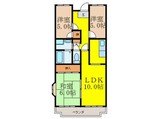 サニーコート江坂の物件間取画像